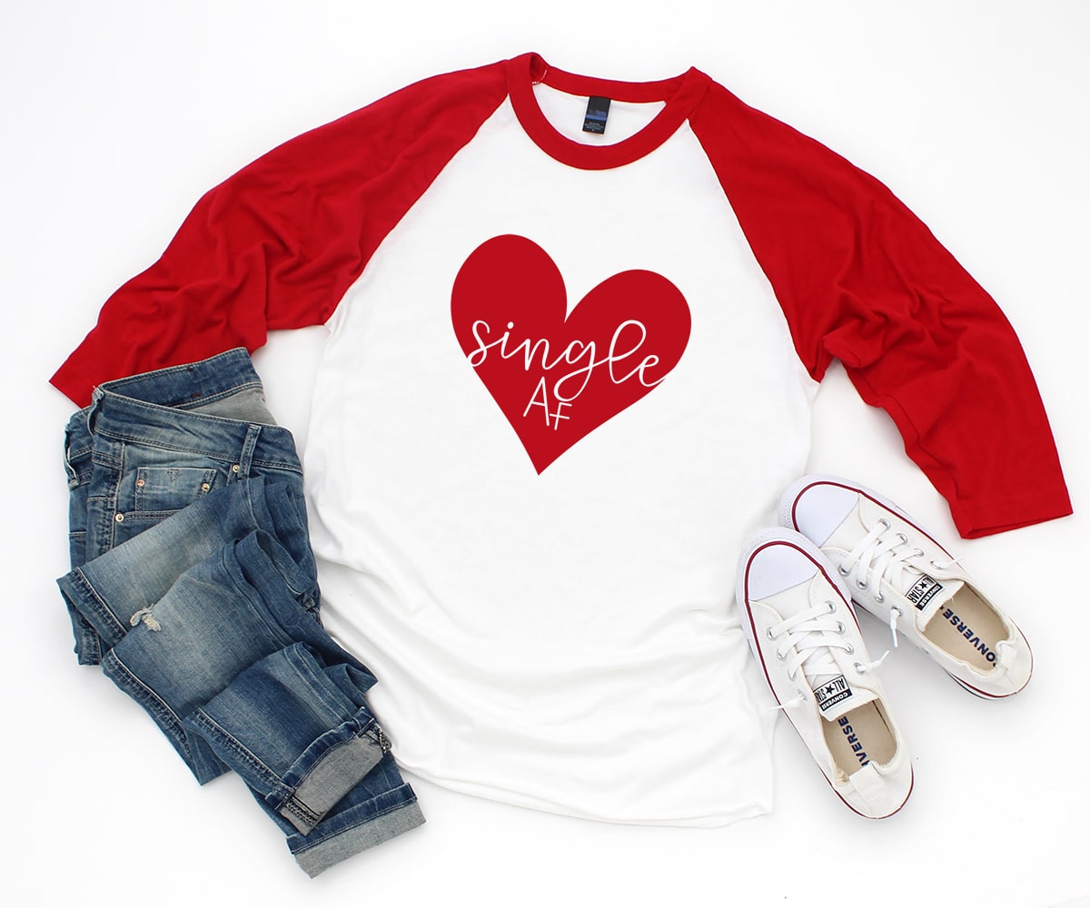 DIY Valentine Shirt with Cricut or Silhouette Valentine Shirt DIY